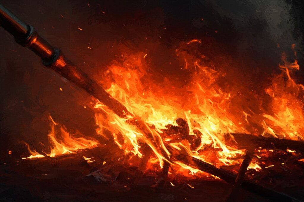 O que significa sonhar apagando fogo