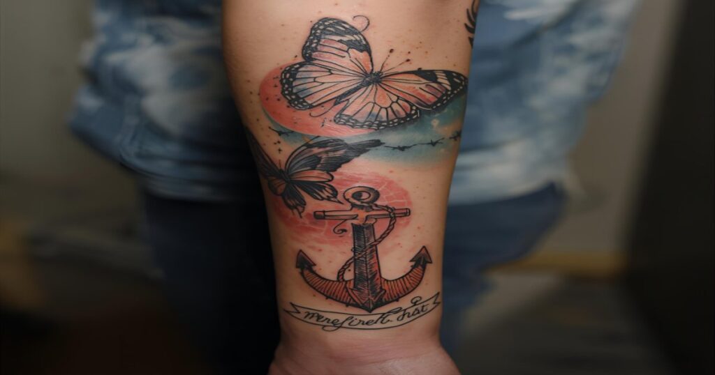 sonhar que está fazendo tatuagem no braço